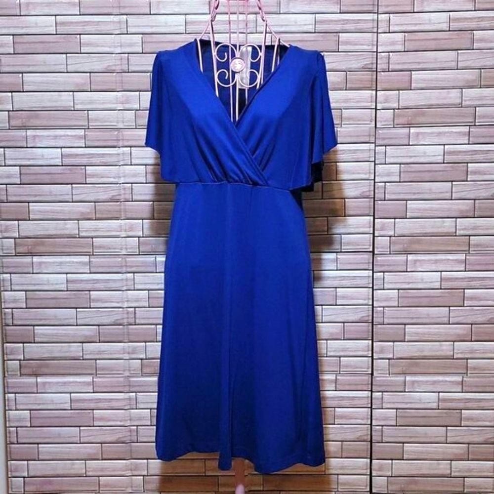 Avon blue midi dress Size S